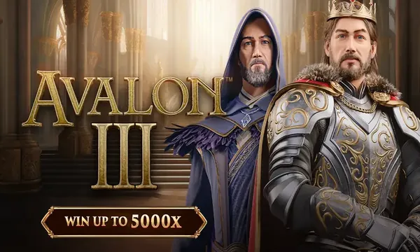 Avalon III slot artwork — Stormcraft Studios for Games Global