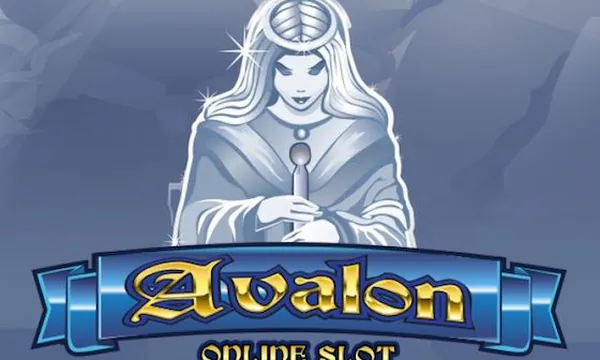 Avalon slot artwork — the Lady of the Lake from Microgaming's 2006 original