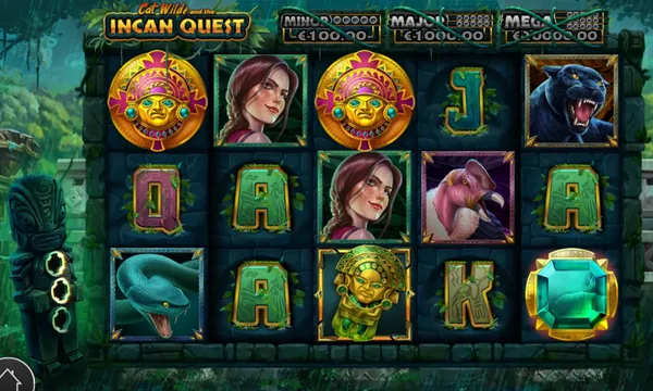 Cat Wilde and the Incan Quest slot logo