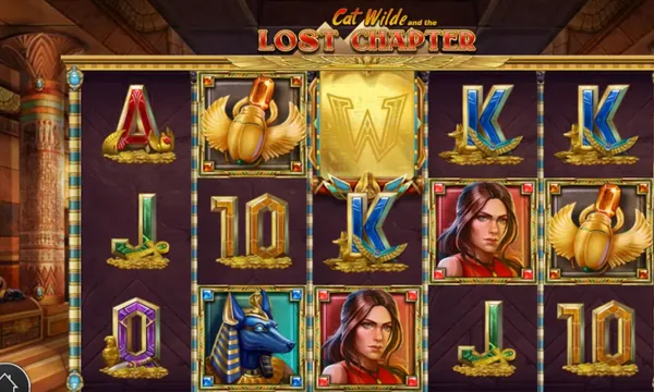 Cat Wilde and the Lost Chapter slot logo