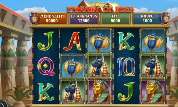 Cat Wilde and the Pyramids of Dead slot logo