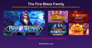 Fire Blaze sister slots comparison chart
