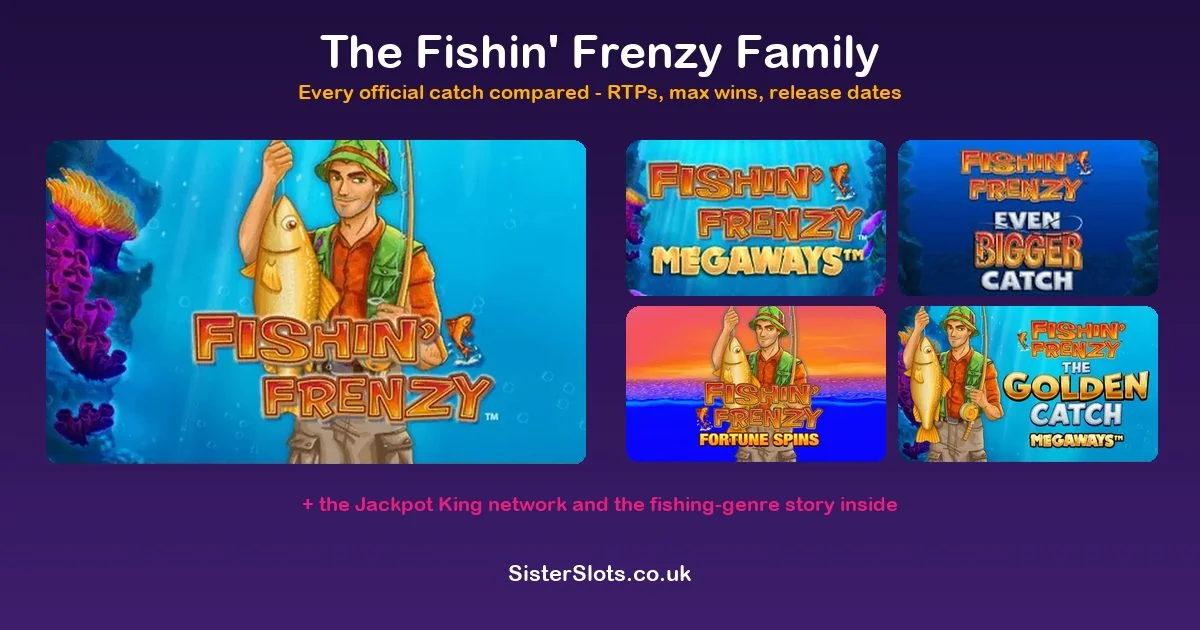 Fishin' Frenzy slot logo