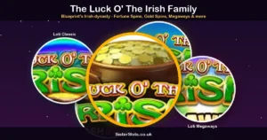 Luck O Irish slot family badges