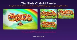Slots O Gold sister slots comparison chart