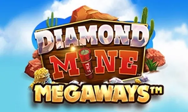Diamond Mine Megaways slot logo — Blueprint Gaming