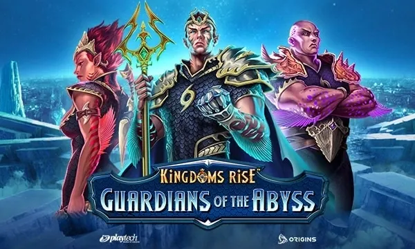 Kingdoms Rise Guardians of the Abyss slot logo — Playtech