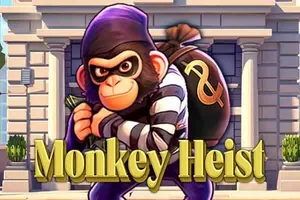 Monkey Heist slot logo
