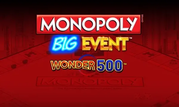 Monopoly Big Event Wonder 500 slot logo