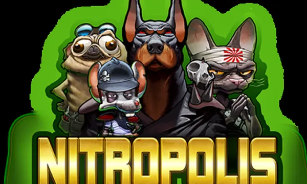 Nitropolis slot logo — ELK Studios