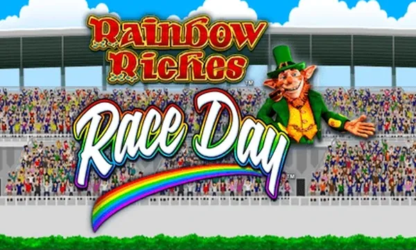 Rainbow Riches Race Day slot logo