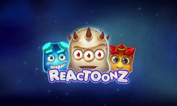 Reactoonz slot logo — Play'n GO