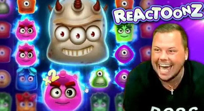 Reactoonz record win bonus round