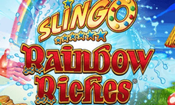 Slingo Rainbow Riches logo — Gaming Realms
