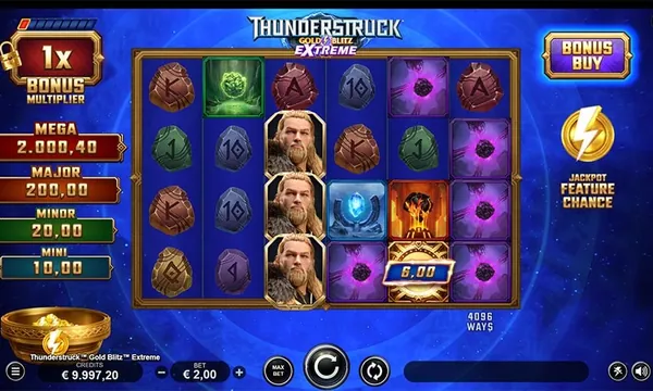 Thunderstruck Gold Blitz Extreme slot logo